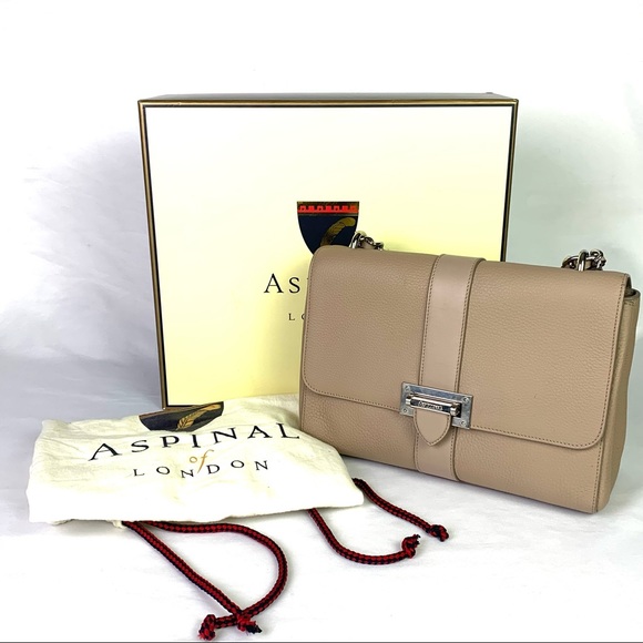 Aspinal of London Handbags - Aspinal of London Large Pebbled Leather Lottie Bag